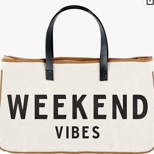 Santa Barbara Designs Large Tote “Weekend Vibes” NWT